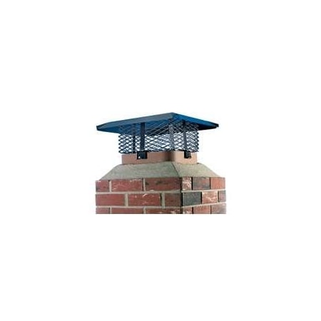 Shelter SHELTER SCADJ-S Adjustable Chimney Cap, 19-1/4 x 9-1/4 x 19-1/4 in Fits Duct, Steel SCADJ-S